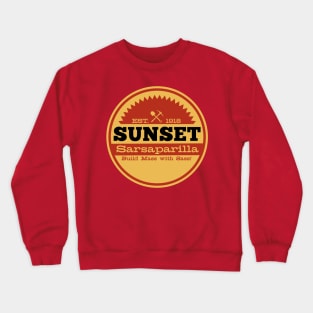 Vintage Sunset Sarsaparilla Logo Crewneck Sweatshirt